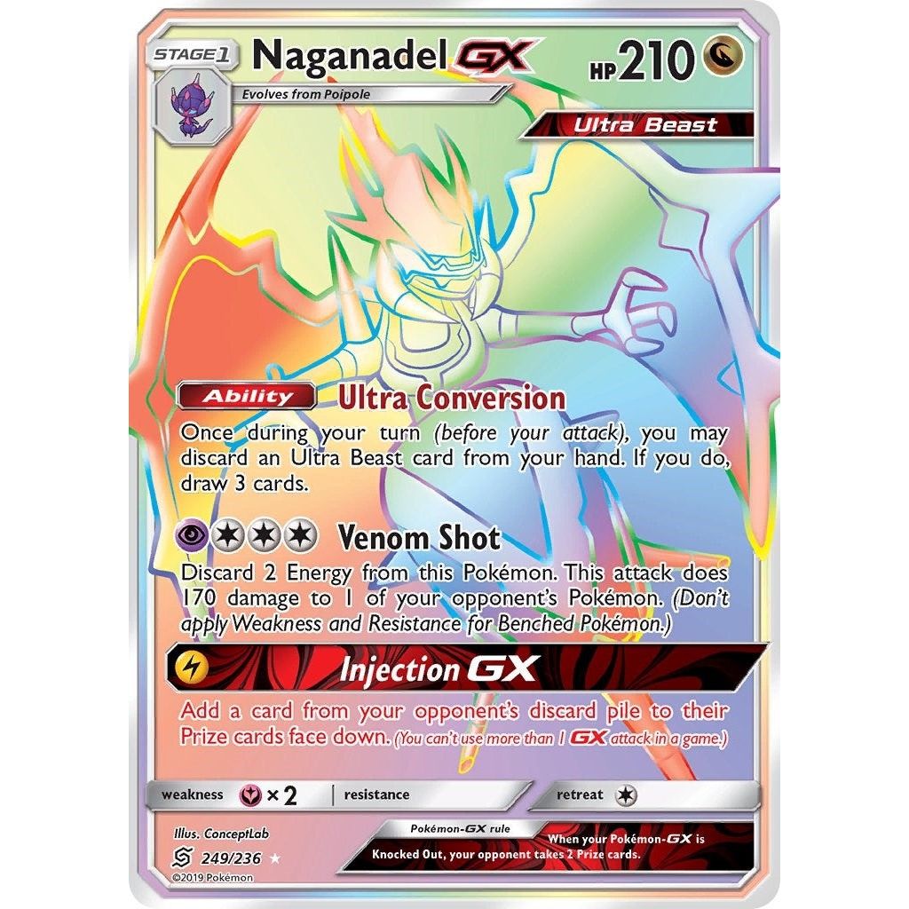 Image for Naganadel GX (Secret) (249/236) (SM11) - Pokemon