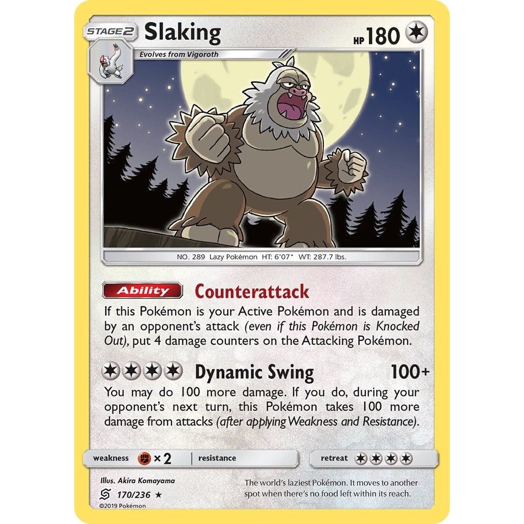 Image for Slaking (170/236) (SM11) - Pokemon