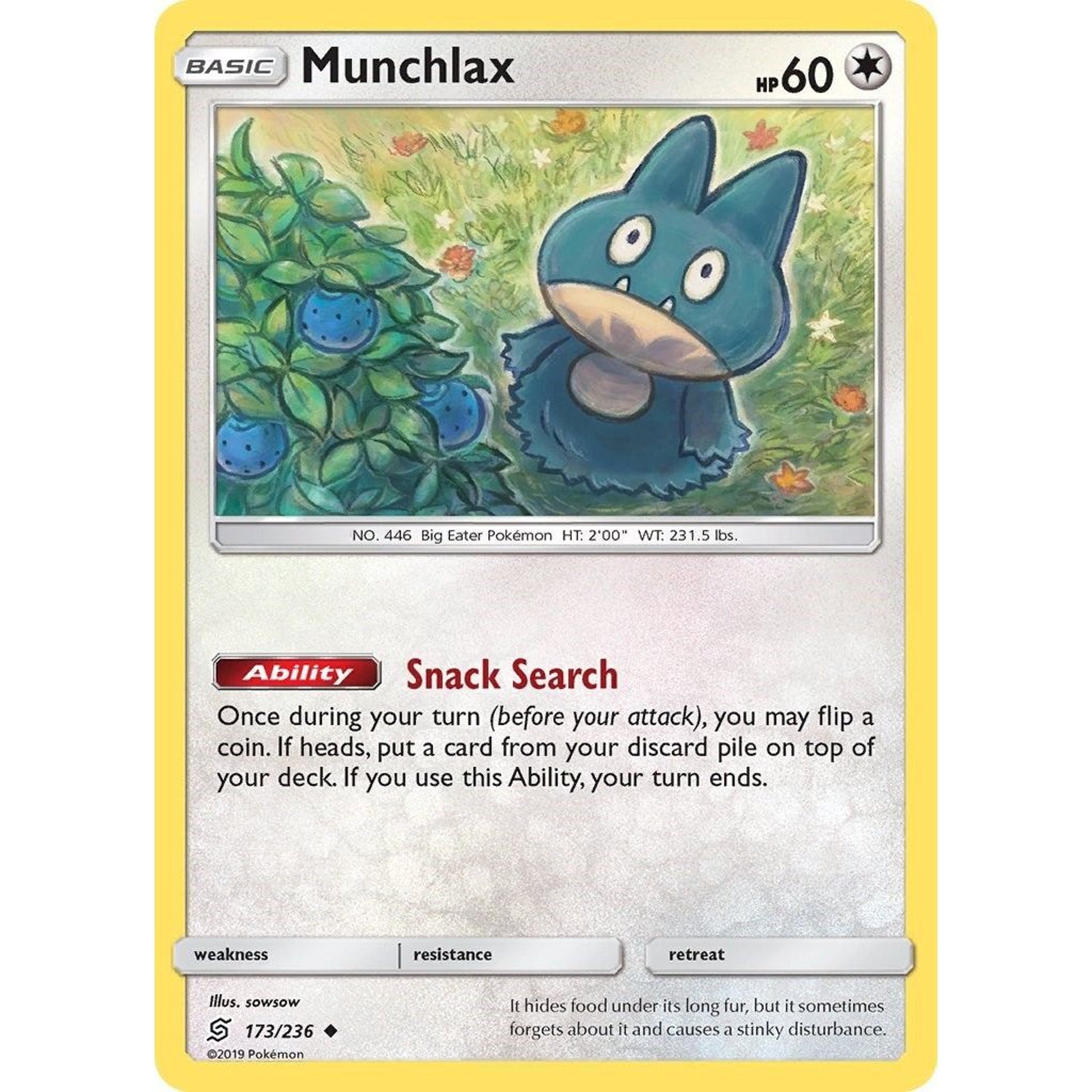 Image for Munchlax (173/236) (SM11) - Pokemon