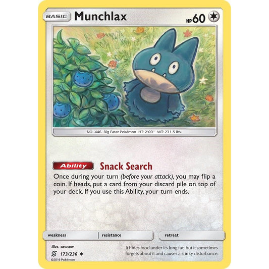 Image for Munchlax (173/236) (SM11) - Pokemon
