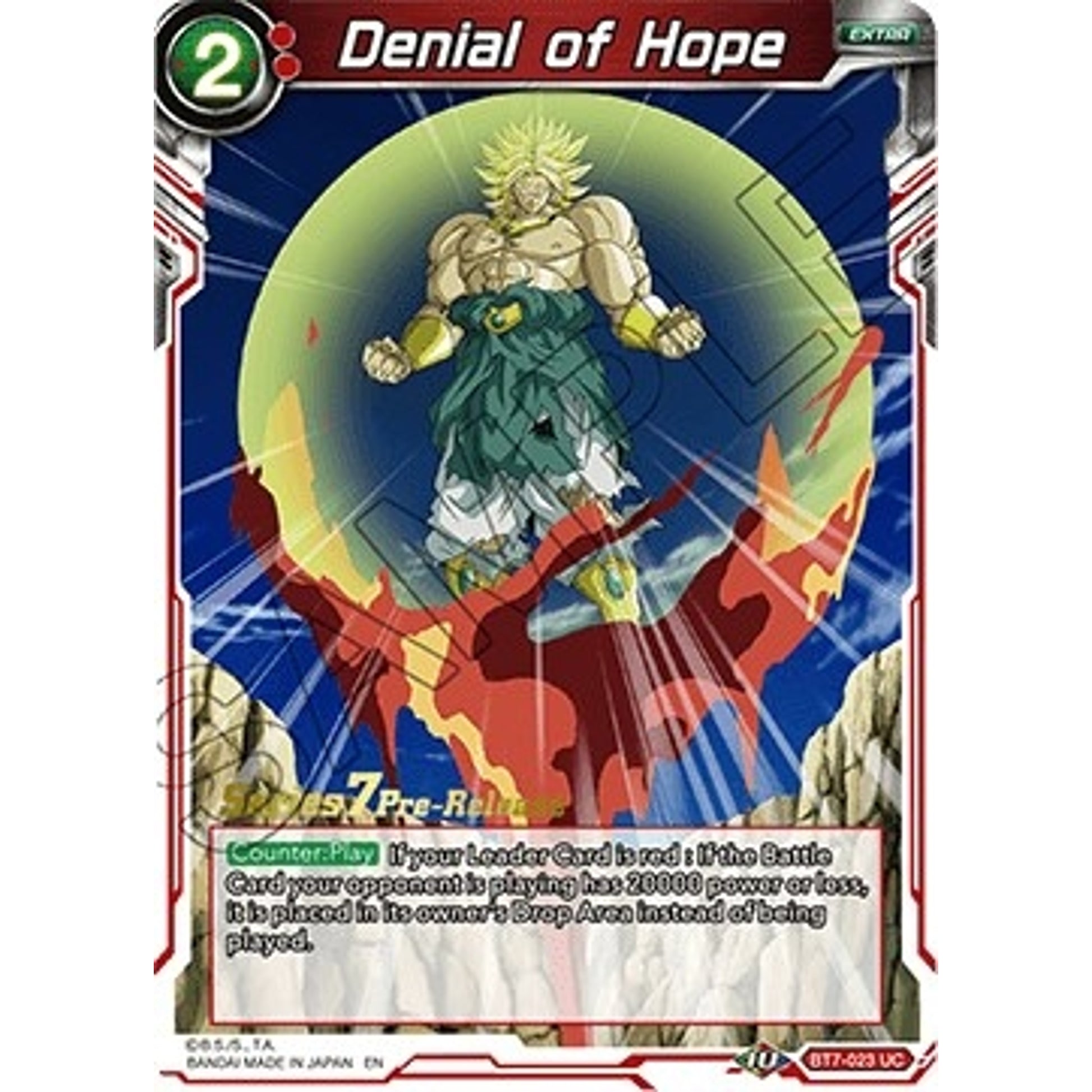 Image for Denial of Hope (BT7-023_PR) (DBS-B07PRE) - Dragon Ball Super: Masters
