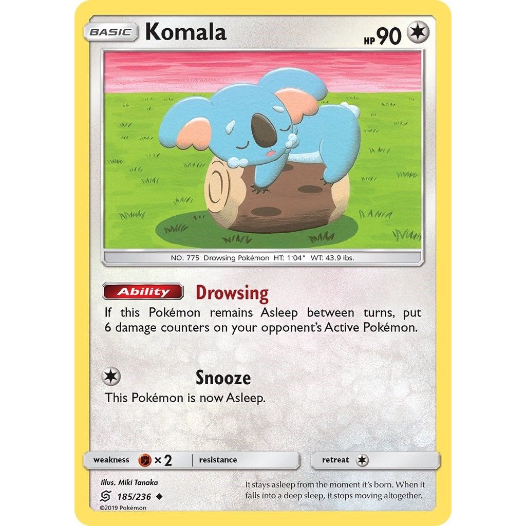 Image for Komala (185/236) (SM11) - Pokemon
