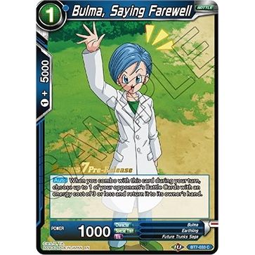 Image for Bulma, Saying Farewell (BT7-033_PR) (DBS-B07PRE) - Dragon Ball Super: Masters