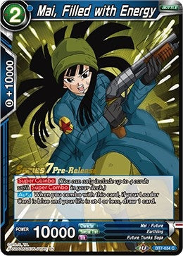 Image for Mai, Filled with Energy (BT7-034_PR) (DBS-B07PRE) - Dragon Ball Super: Masters