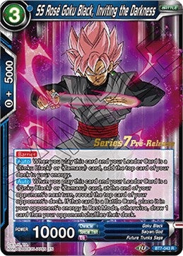 Image for SS Rose Goku Black, Inviting the Darkness (BT7-043_PR) (DBS-B07PRE) - Dragon Ball Super: Masters