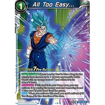 Image for All Too Easy... (BT7-048_PR) (DBS-B07PRE) - Dragon Ball Super: Masters