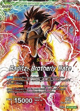 Image for Raditz // Raditz, Brotherly Hate (BT7-049_PR) (DBS-B07PRE) - Dragon Ball Super: Masters