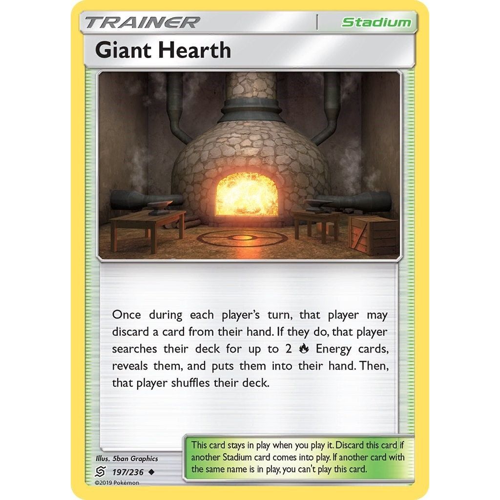 Image for Giant Hearth (197/236) (SM11) - Pokemon