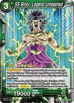 Image for SS Broly, Legend Unleashed (BT7-069_PR) (DBS-B07PRE) - Dragon Ball Super: Masters