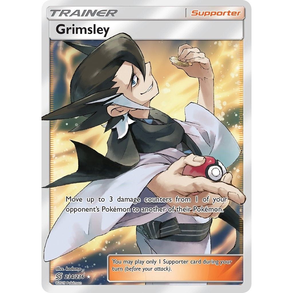 Image for Grimsley (Full Art) (234/236) (SM11) - Pokemon