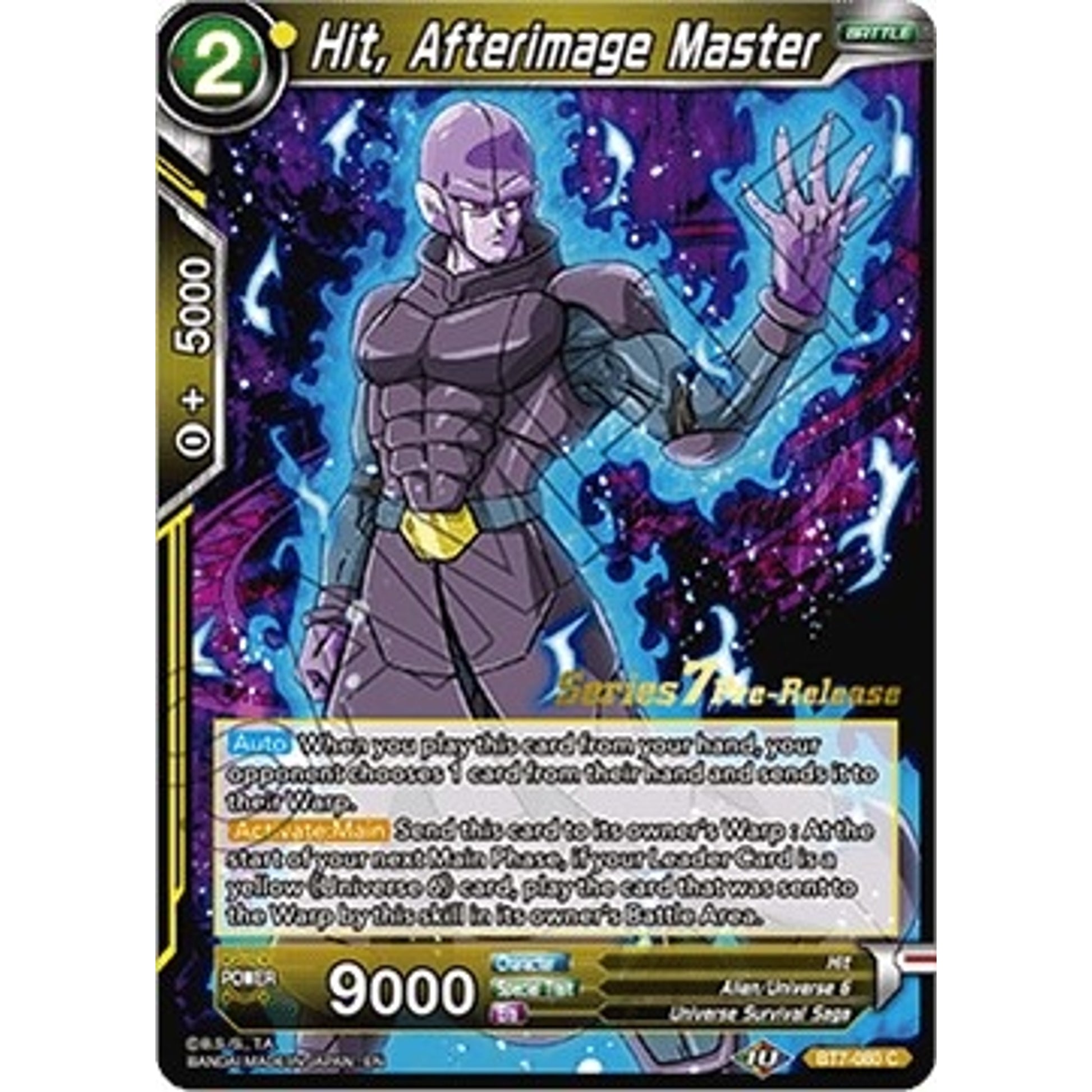 Image for Hit, Afterimage Master (BT7-080_PR) (DBS-B07PRE) - Dragon Ball Super: Masters