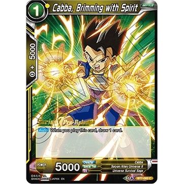 Image for Cabba, Brimming with Spirit (BT7-082_PR) (DBS-B07PRE) - Dragon Ball Super: Masters