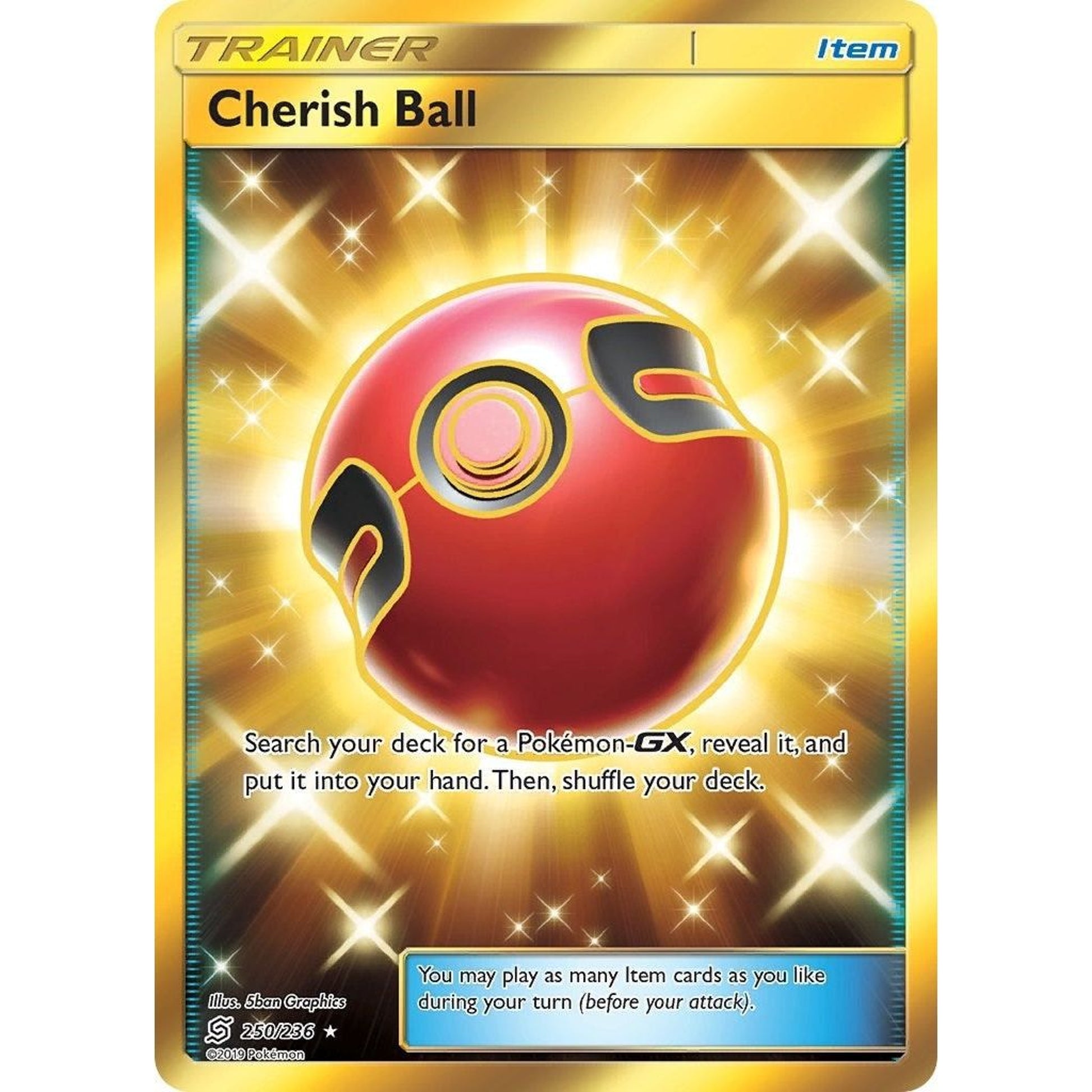 Image for Cherish Ball (Secret) (250/236) (SM11) - Pokemon
