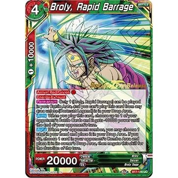 Image for Broly, Rapid Barrage (BT7-116_PR) (DBS-B07PRE) - Dragon Ball Super: Masters