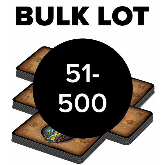 Image for 51 - 500 World of Warcraft TCG Bulk Card Lot - Bulk Lots