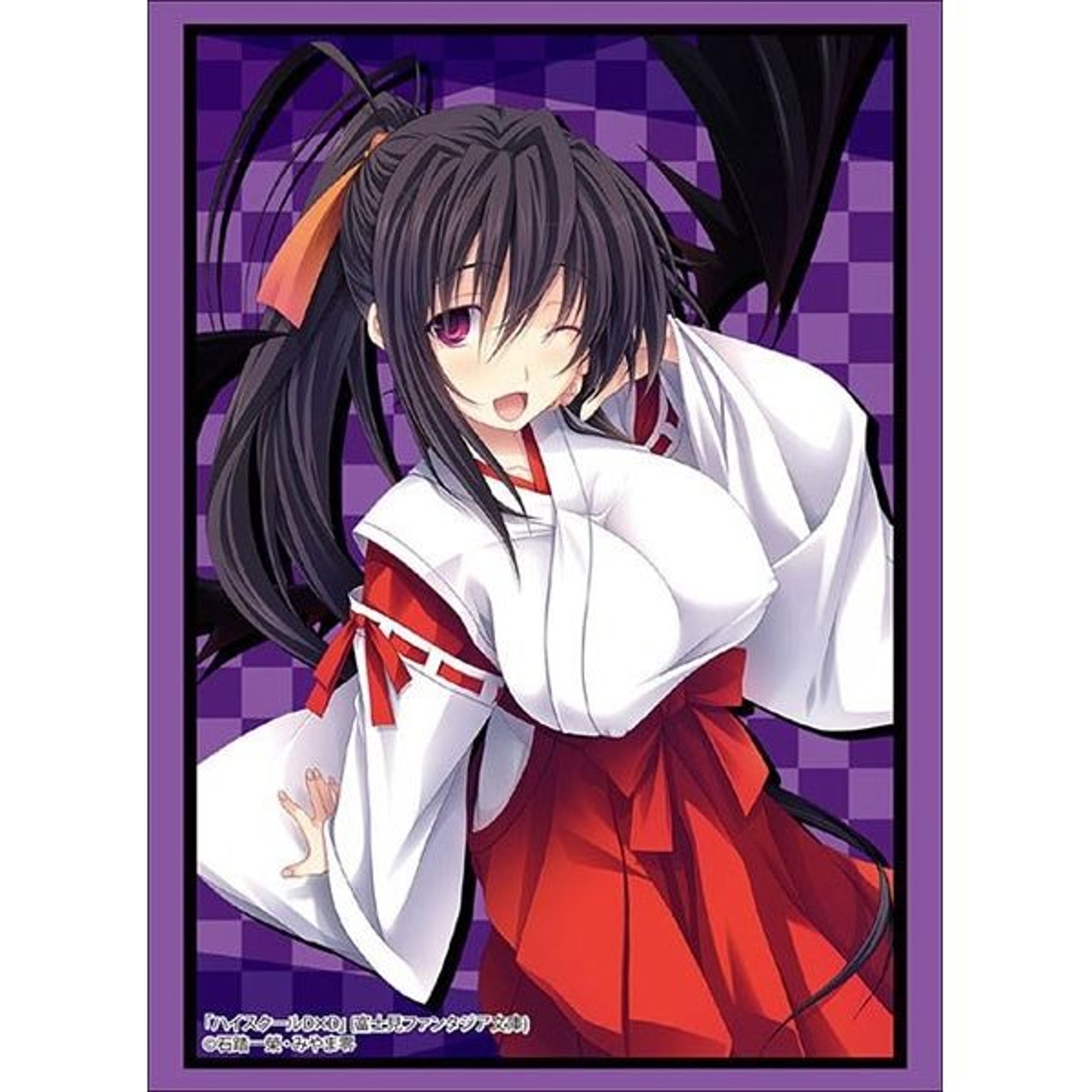 Image for Bushiroad Sleeve Collection HG Vol.2064: Fujimi Fantasia Bunko - High School DxD - Akeno Himejima (60-Pack) - Card Sleeves