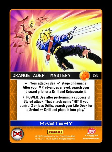 Image for Orange Adept Mastery (S20) (EVO) - Dragon Ball Z TCG