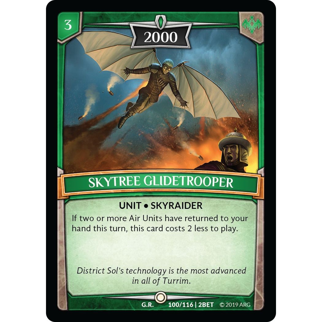 Image for Skytree Glidetrooper (100/116 | 2BET) (BET) - Argent Saga TCG