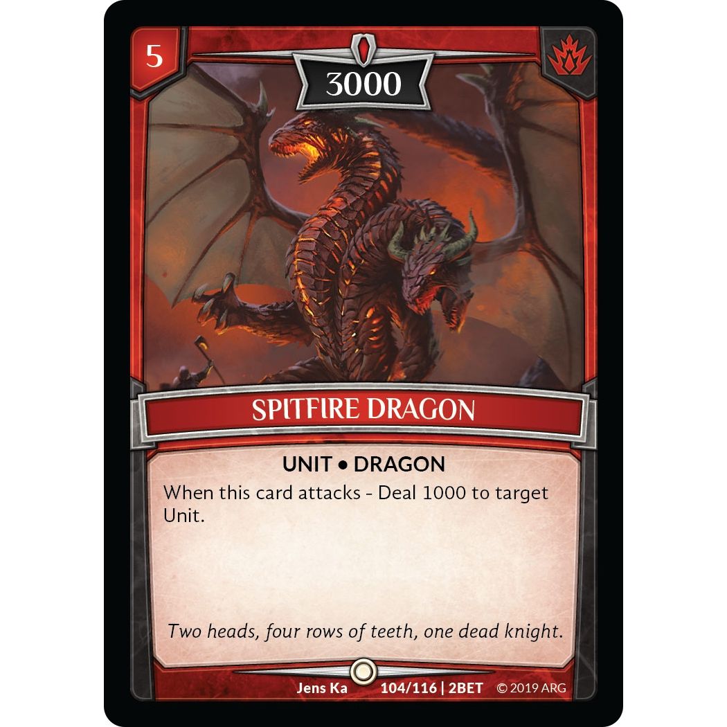 Image for Spitfire Dragon (104/116 | 2BET) (BET) - Argent Saga TCG