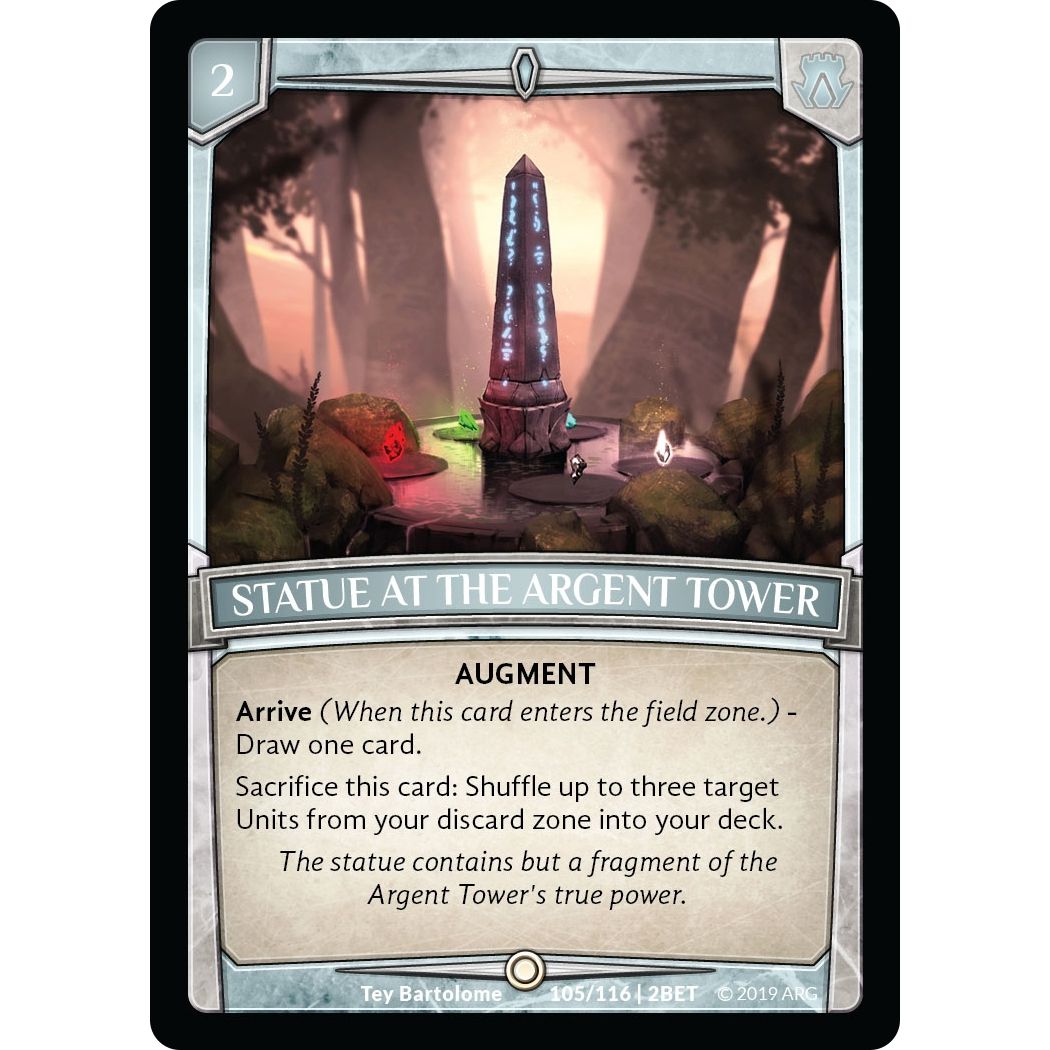 Image for Statue at the Argent Tower (105/116 | 2BET) (BET) - Argent Saga TCG