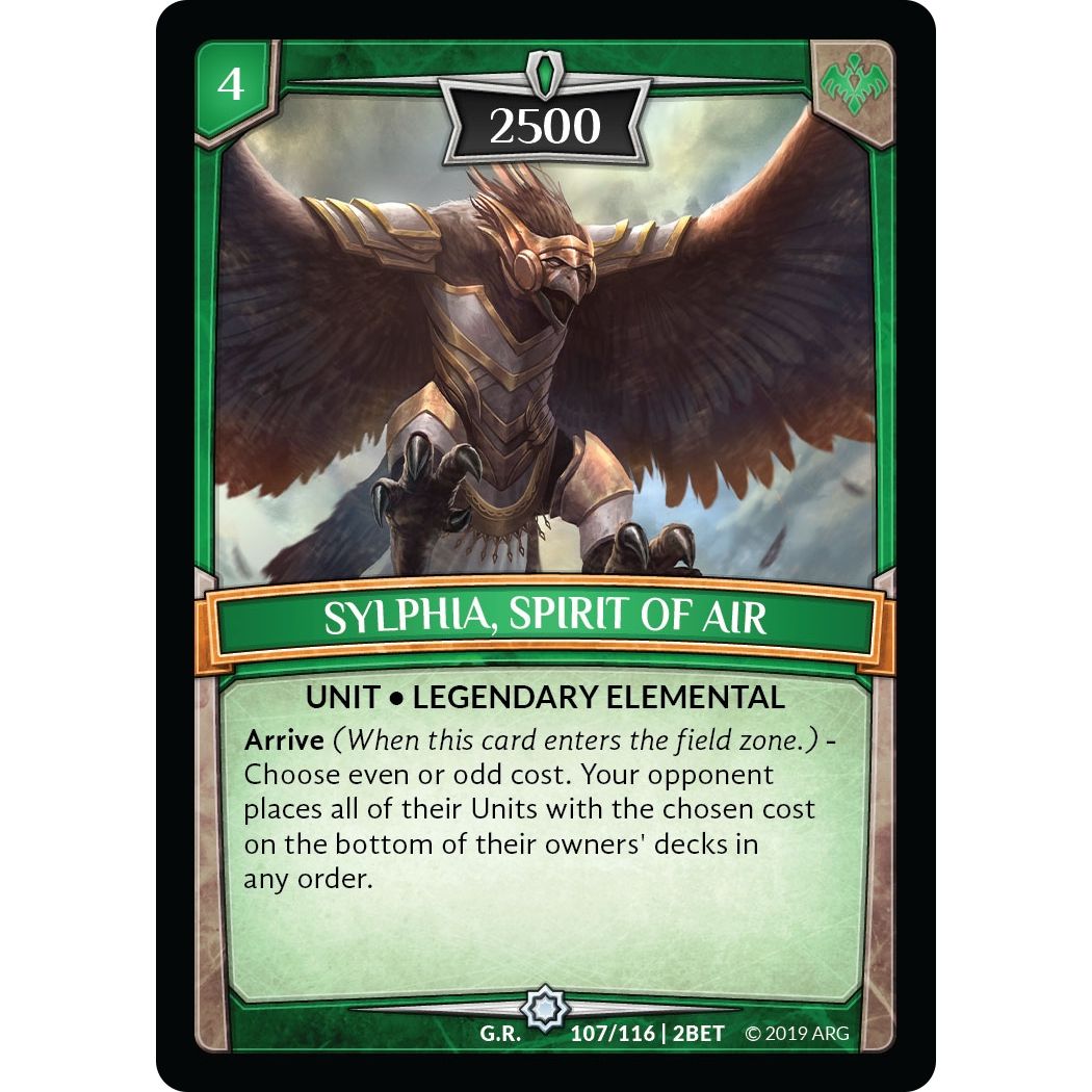 Image for Sylphia, Spirit of Air (107/116 | 2BET) (BET) - Argent Saga TCG