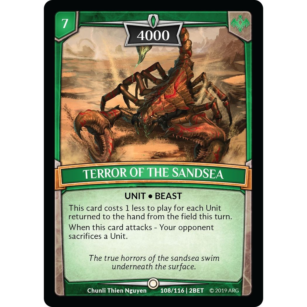 Image for Terror of the Sandsea (108/116 | 2BET) (BET) - Argent Saga TCG