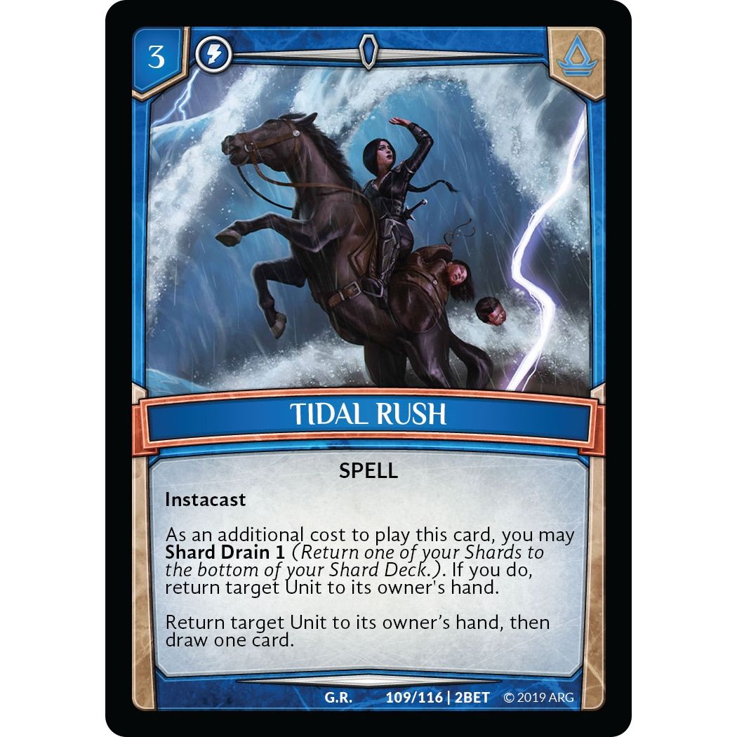 Image for Tidal Rush (109/116 | 2BET) (BET) - Argent Saga TCG
