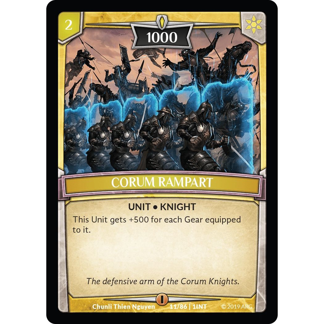 Image for Corum Rampart (11/86 | 1INT) (INT) - Argent Saga TCG