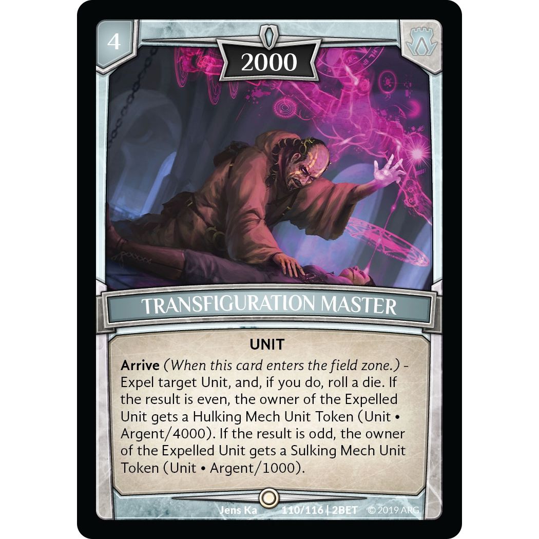 Image for Transfiguration Master (110/116 | 2BET) (BET) - Argent Saga TCG