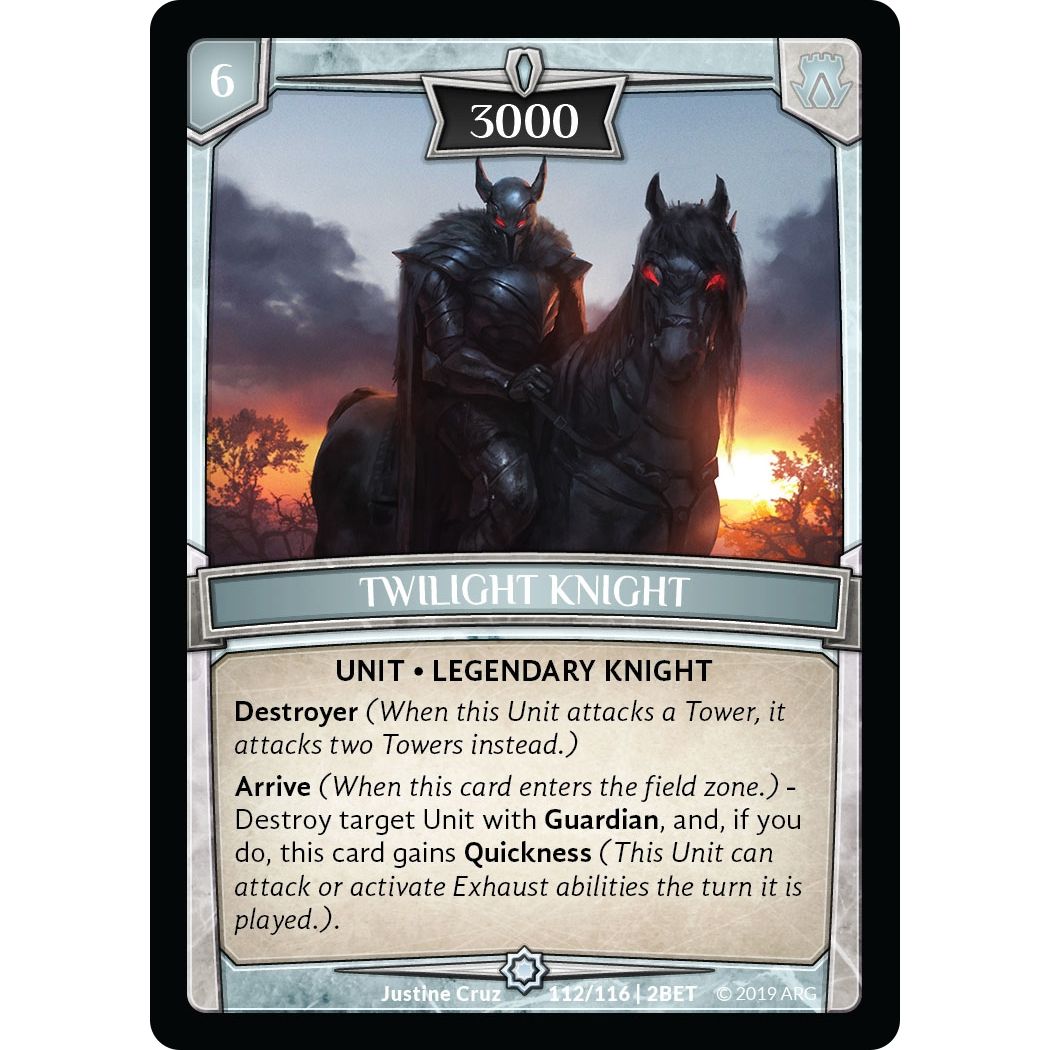 Image for Twilight Knight (112/116 | 2BET) (BET) - Argent Saga TCG