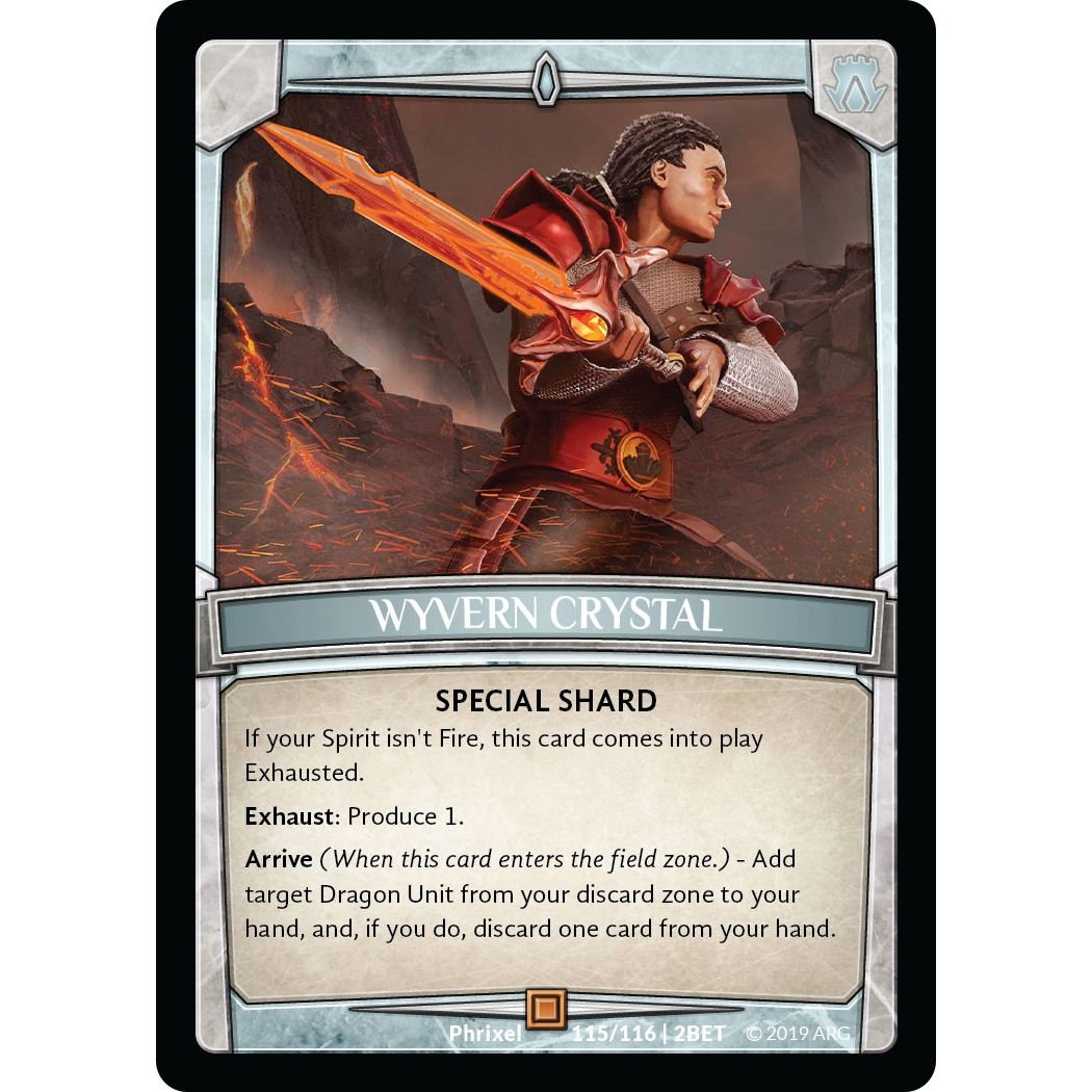 Image for Wyvern Crystal (115/116 | 2BET) (BET) - Argent Saga TCG