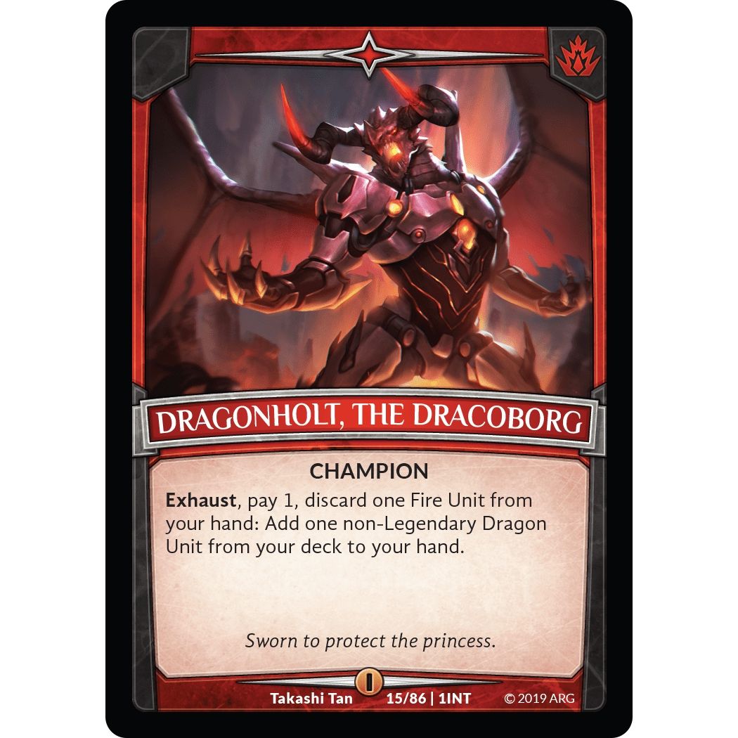 Image for Dragonholt, the Dracoborg (15/86 | 1INT) (INT) - Argent Saga TCG