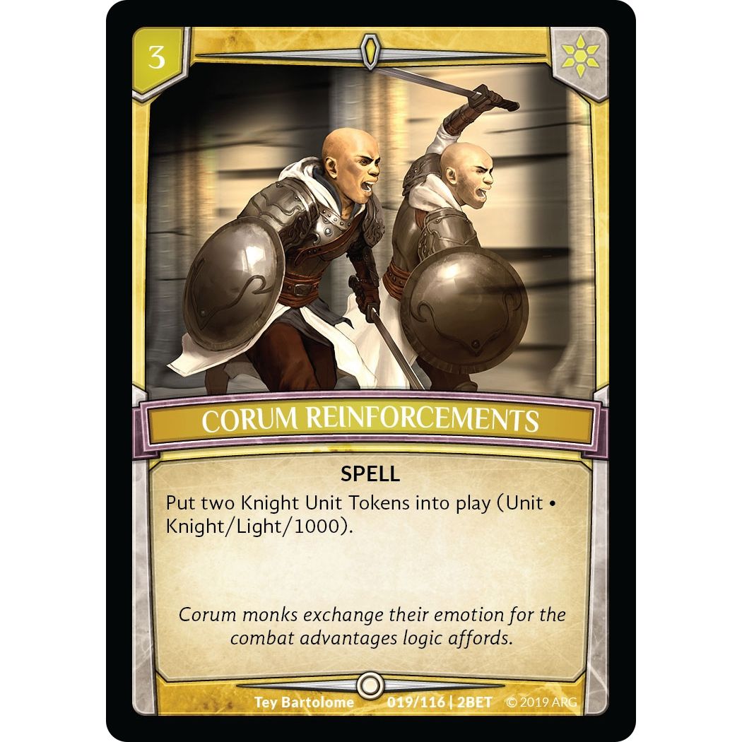 Image for Corum Reinforcements (19/116 | 2BET) (BET) - Argent Saga TCG