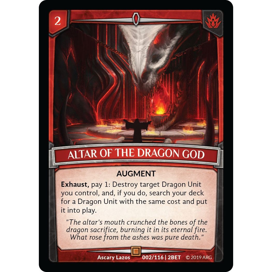 Image for Altar of the Dragon God (2/116 | 2BET) (BET) - Argent Saga TCG