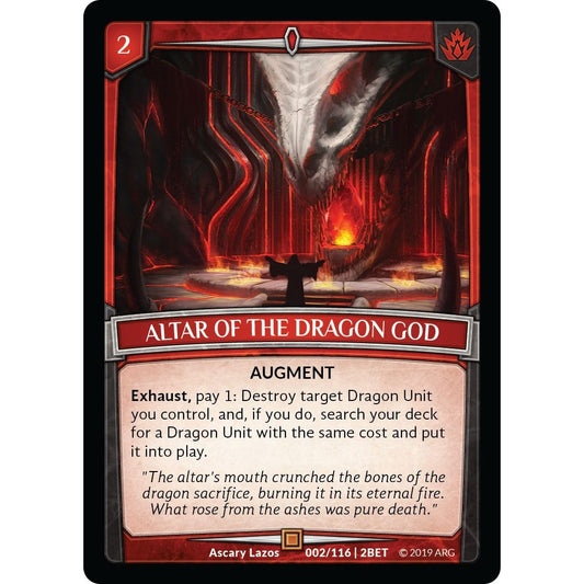 Image for Altar of the Dragon God (2/116 | 2BET) (BET) - Argent Saga TCG