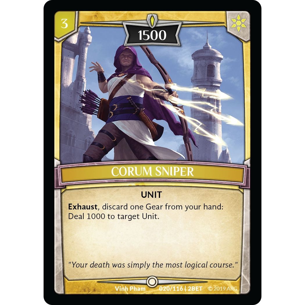 Image for Corum Sniper (20/116 | 2BET) (BET) - Argent Saga TCG