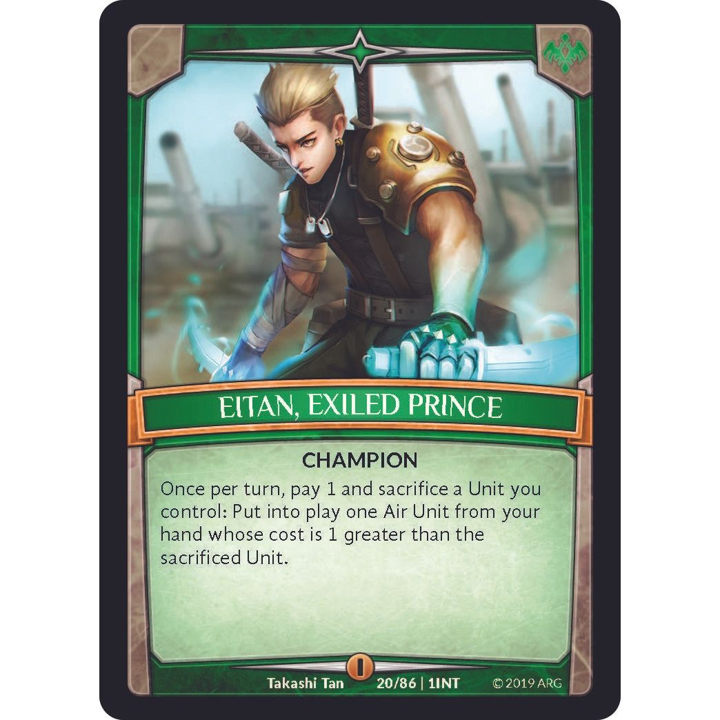 Image for Eitan, Exiled Prince (20/86 | 1INT) (INT) - Argent Saga TCG