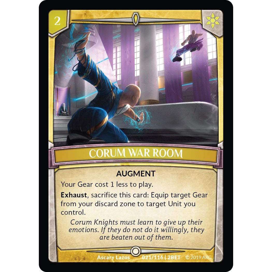 Image for Corum War Room (21/116 | 2BET) (BET) - Argent Saga TCG