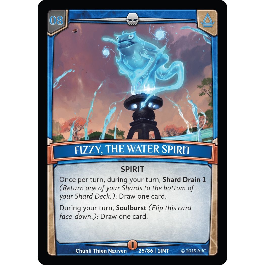 Image for Fizzy, the Water Spirit (25/86 | 1INT) (INT) - Argent Saga TCG