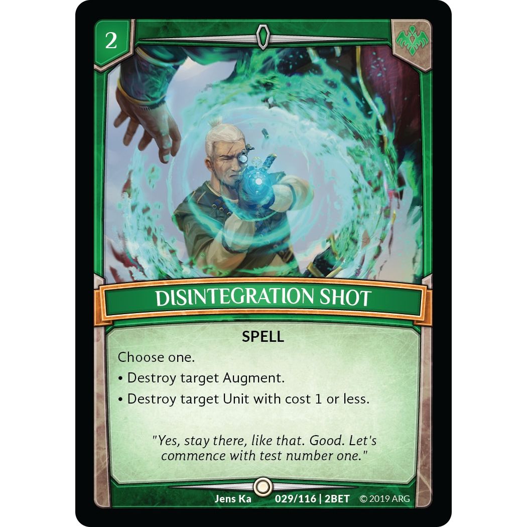 Image for Disintegration Shot (29/116 | 2BET) (BET) - Argent Saga TCG