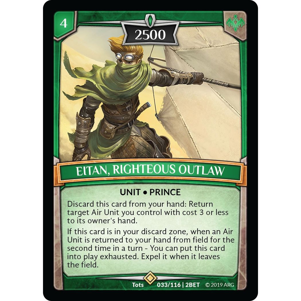 Image for Eitan, Righteous Outlaw (33/116 | 2BET) (BET) - Argent Saga TCG