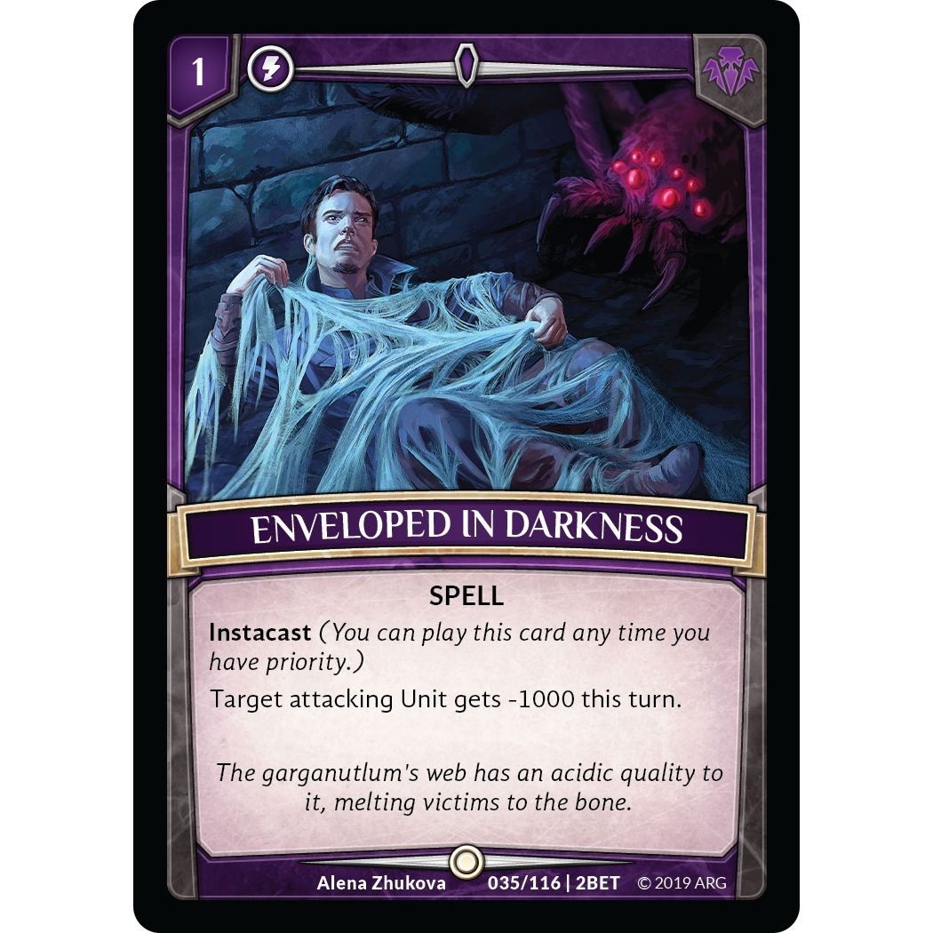 Image for Enveloped in Darkness (35/116 | 2BET) (BET) - Argent Saga TCG