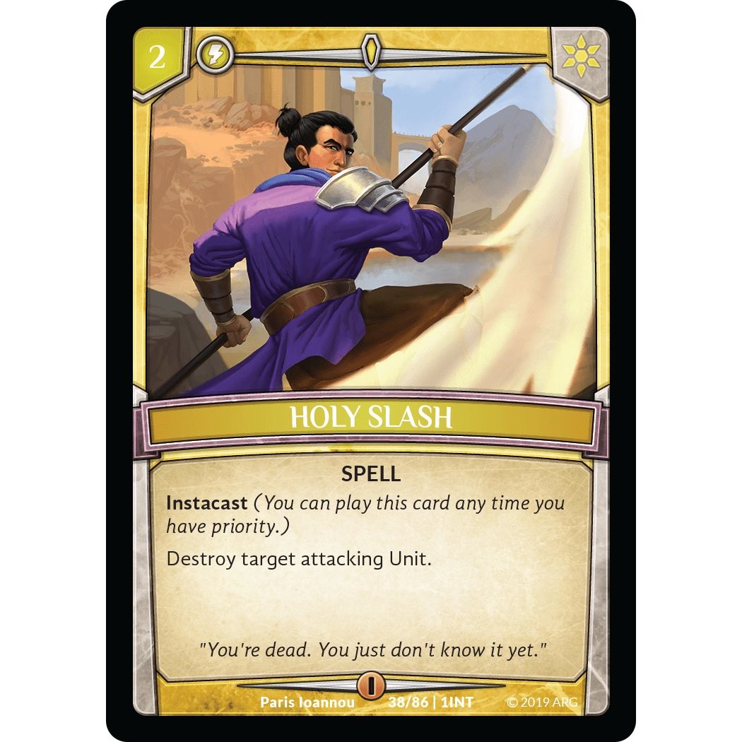 Image for Holy Slash (38/86 | 1INT) (INT) - Argent Saga TCG