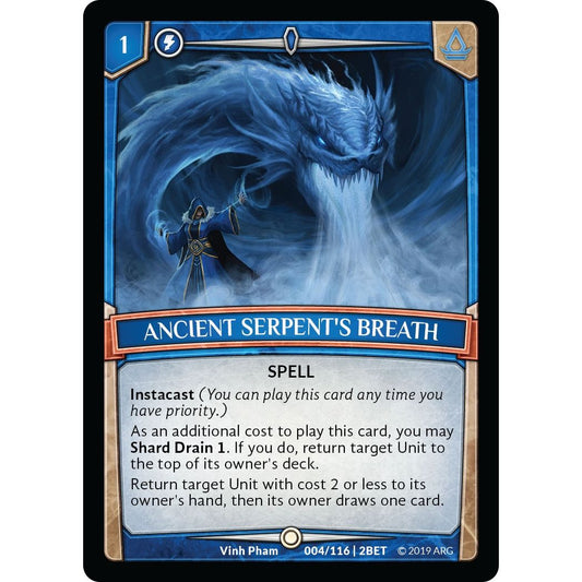 Image for Ancient Serpent's Breath (4/116 | 2BET) (BET) - Argent Saga TCG