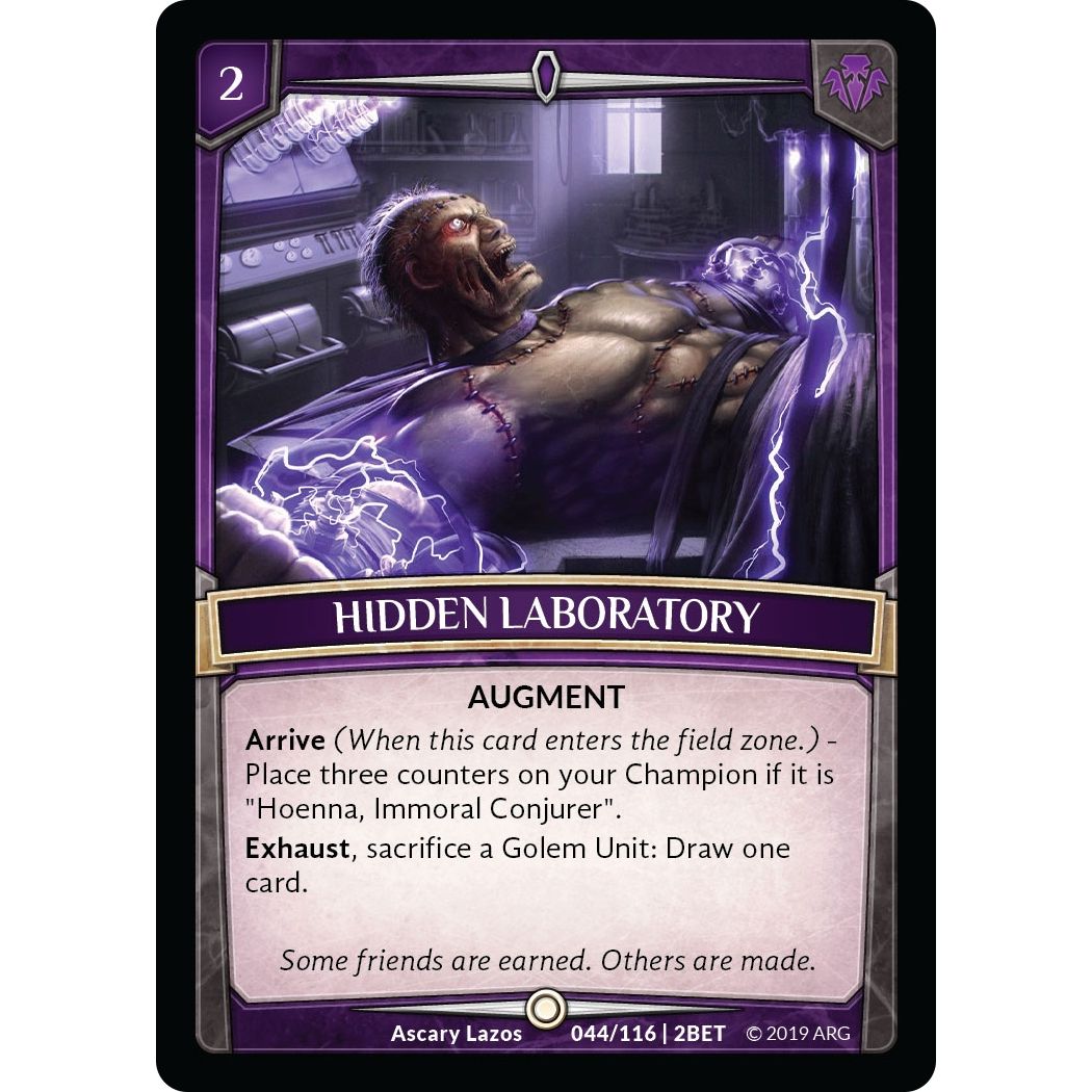 Image for Hidden Laboratory (44/116 | 2BET) (BET) - Argent Saga TCG