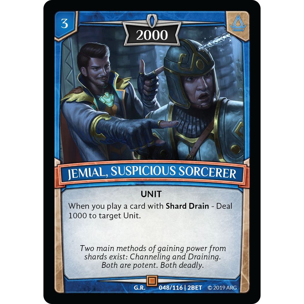 Image for Jemial, Suspicious Sorcerer (48/116 | 2BET) (BET) - Argent Saga TCG