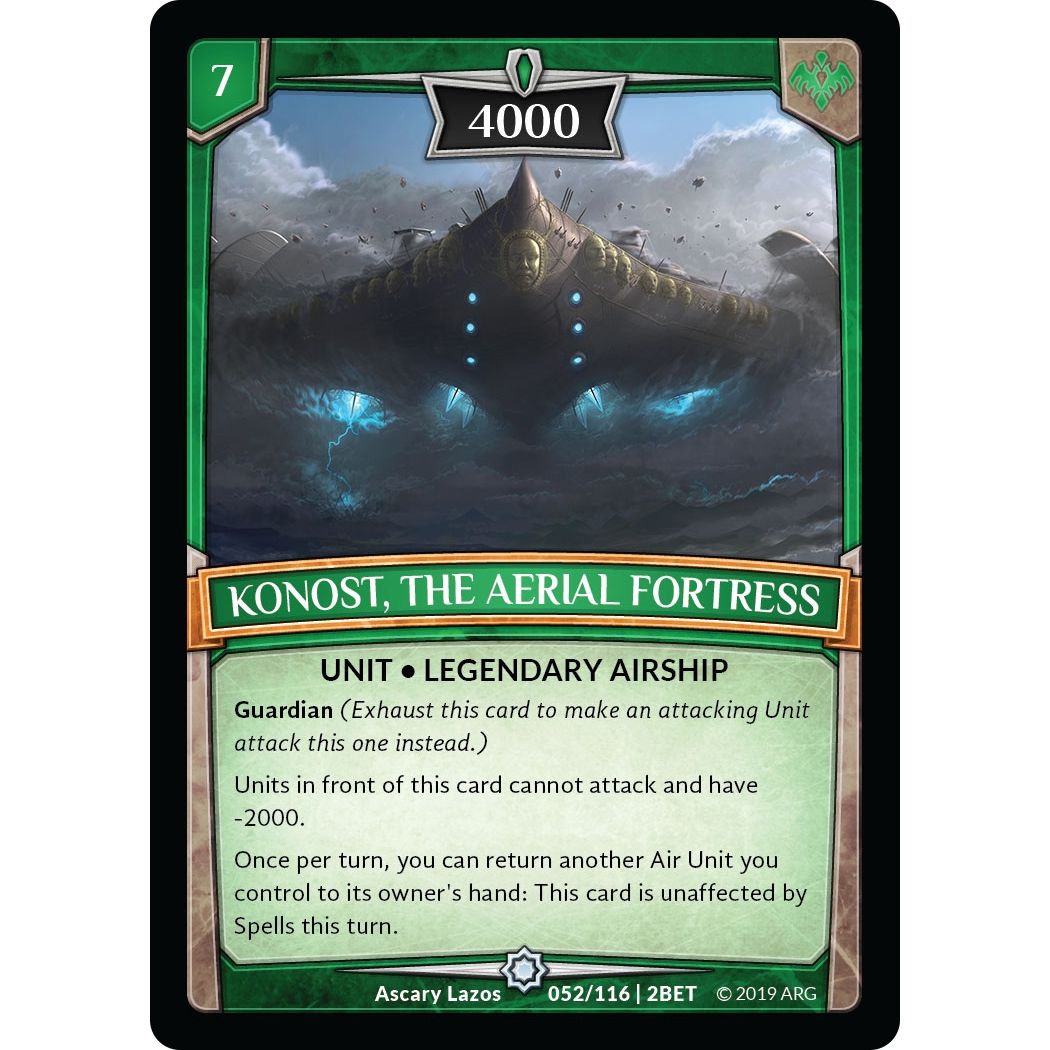 Image for Konost, the Aerial Fortress (52/116 | 2BET) (BET) - Argent Saga TCG