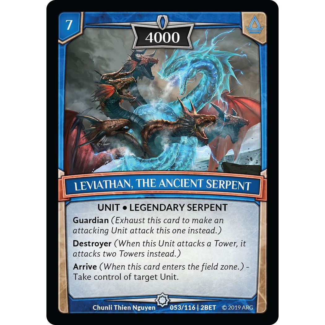 Image for Leviathan, the Ancient Serpent (53/116 | 2BET) (BET) - Argent Saga TCG