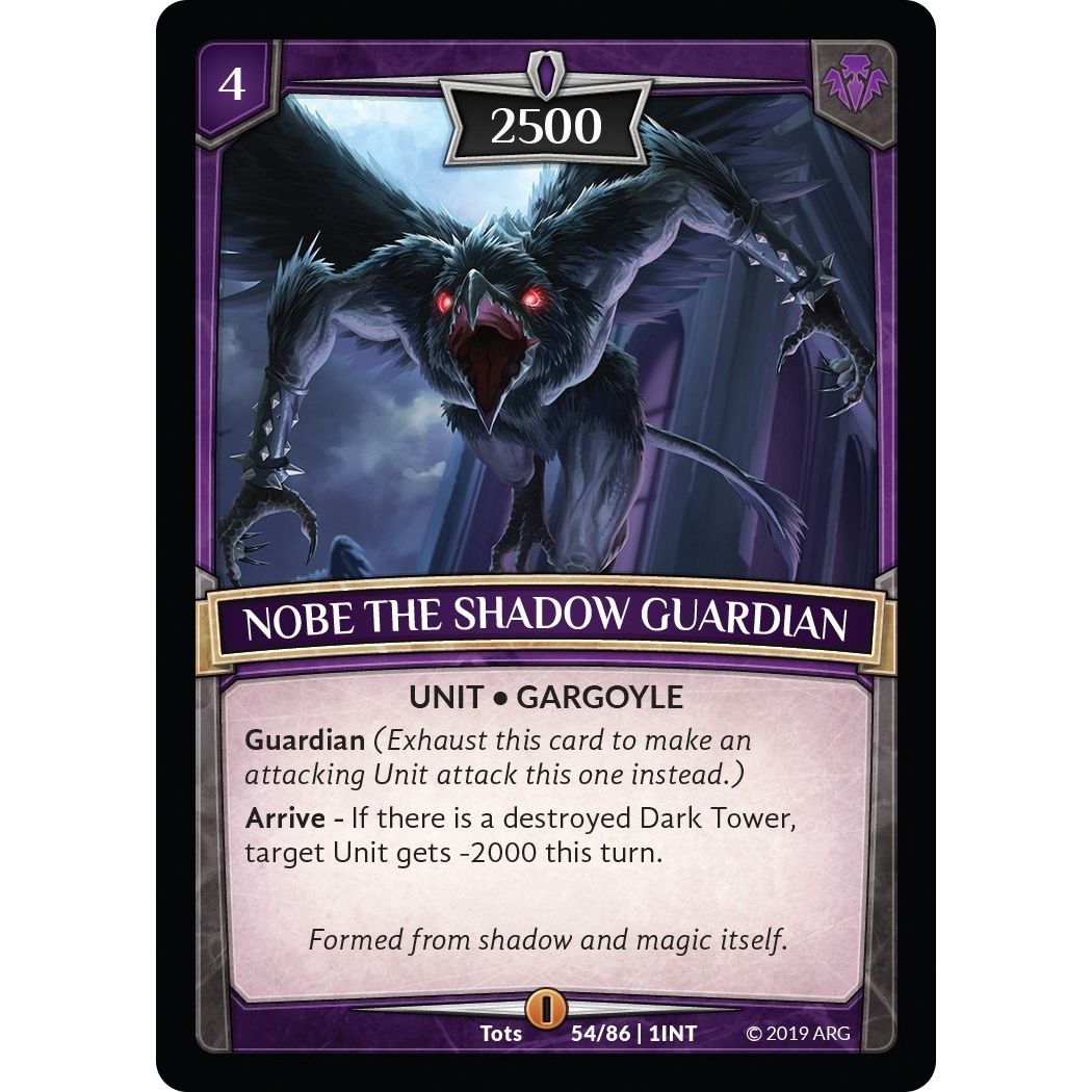 Image for Nobe the Shadow Guardian (54/86 | 1INT) (INT) - Argent Saga TCG