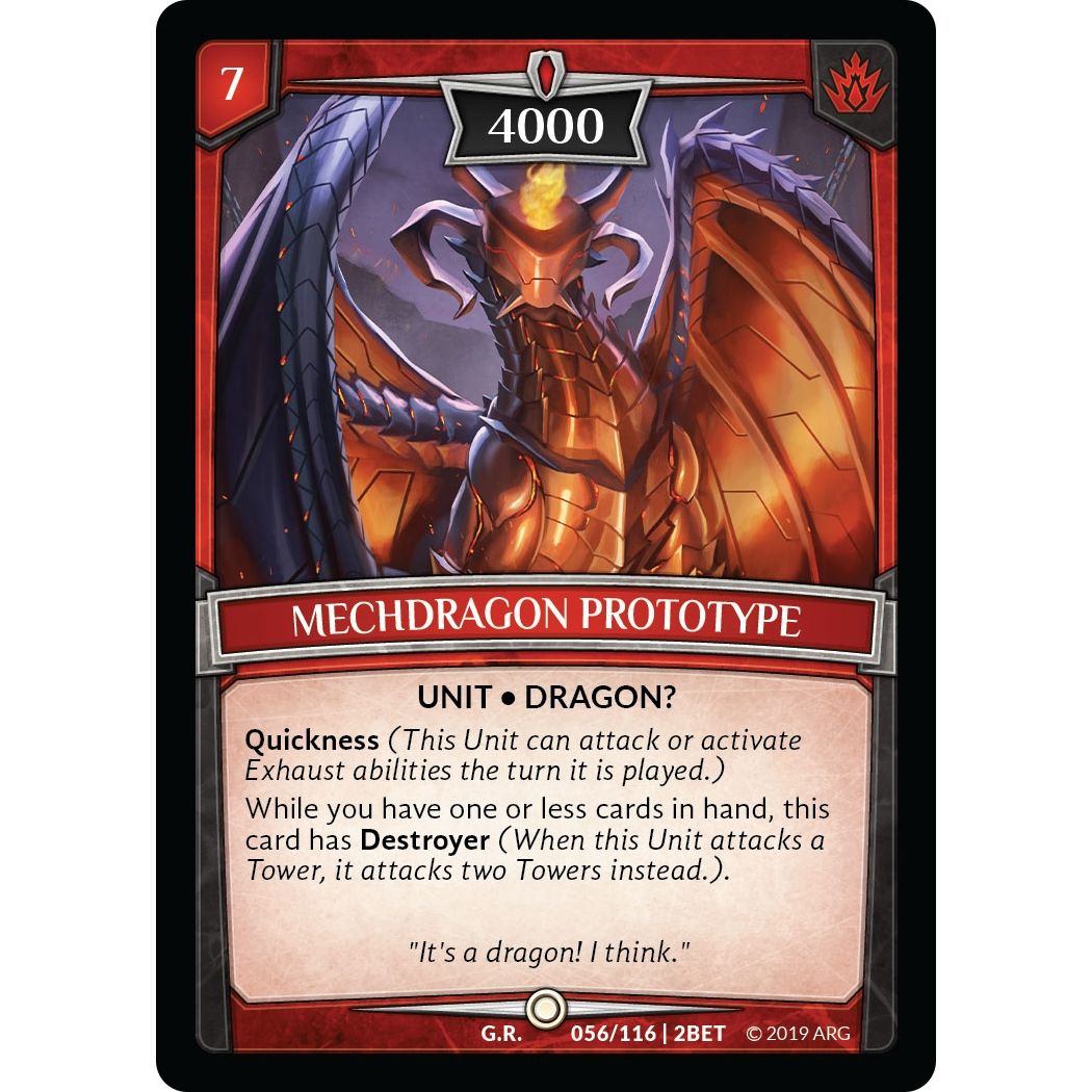 Image for Mechdragon Prototype (56/116 | 2BET) (BET) - Argent Saga TCG